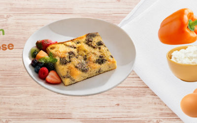 High-Protein Cottage Cheese Egg Bake (Easy Meal Prep)