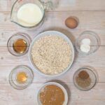 Baked Peanut Butter Oatmeal Ingredients