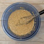 Combine wet and dry Ingredients Baked Oatmeal