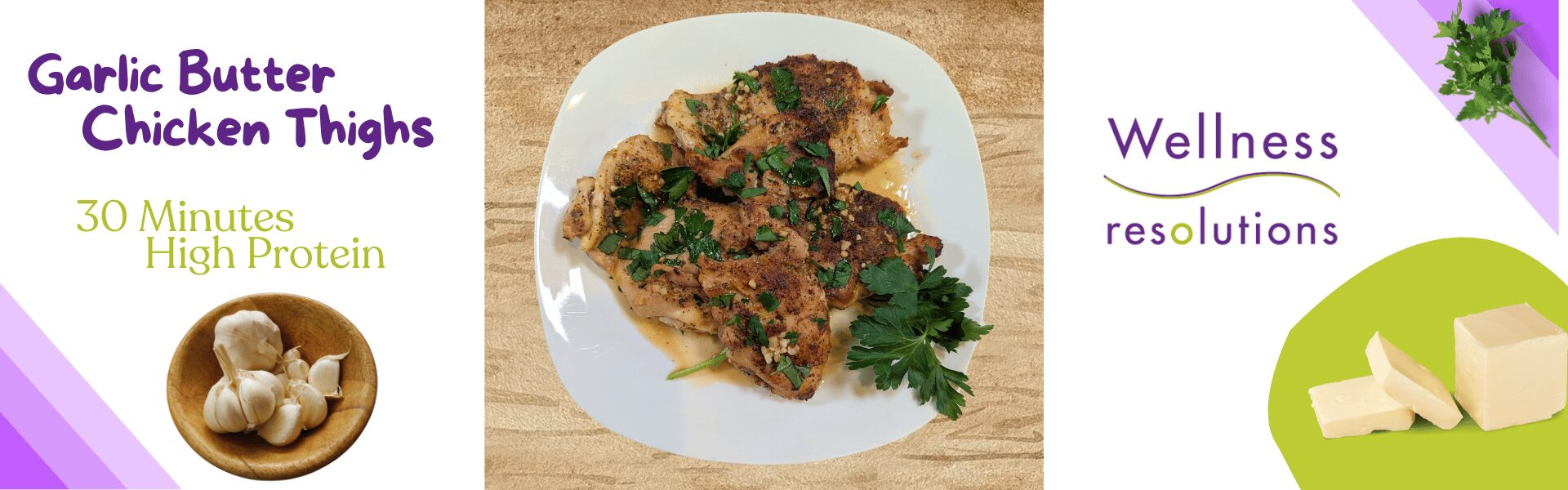 Quick and easy chicken thighs