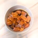 Healthy ingredients salmon marinade 