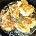 Sear chicken thighs 