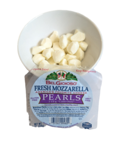 Fresh mozzarella balls