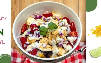 Street Corn Chicken Rice Bowl