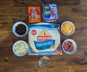 Quick and Easy Crunchy Chicken Wrap Ingredients