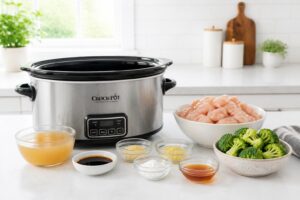 Crockpot chicken and broccoli Slow cooker chicken and broccoli