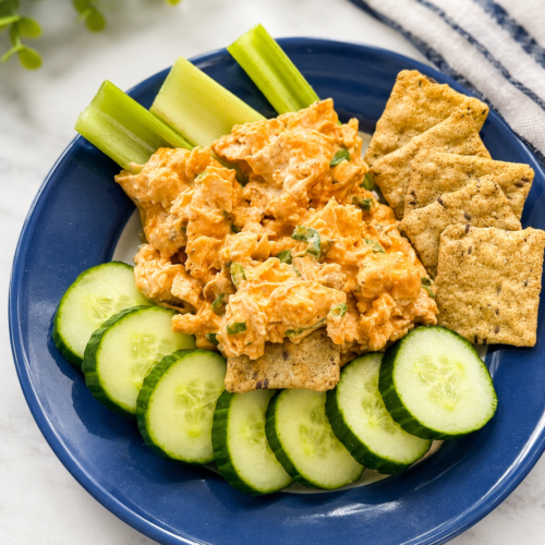 High Protein Buffalo Chicken Salad