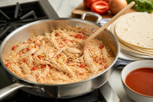 How to make High Protein Chicken Enchiladas How To Make Easy Chicken Enchiladas