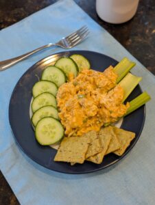 High protein buffalo chicken salad healthy buffalo chicken salad