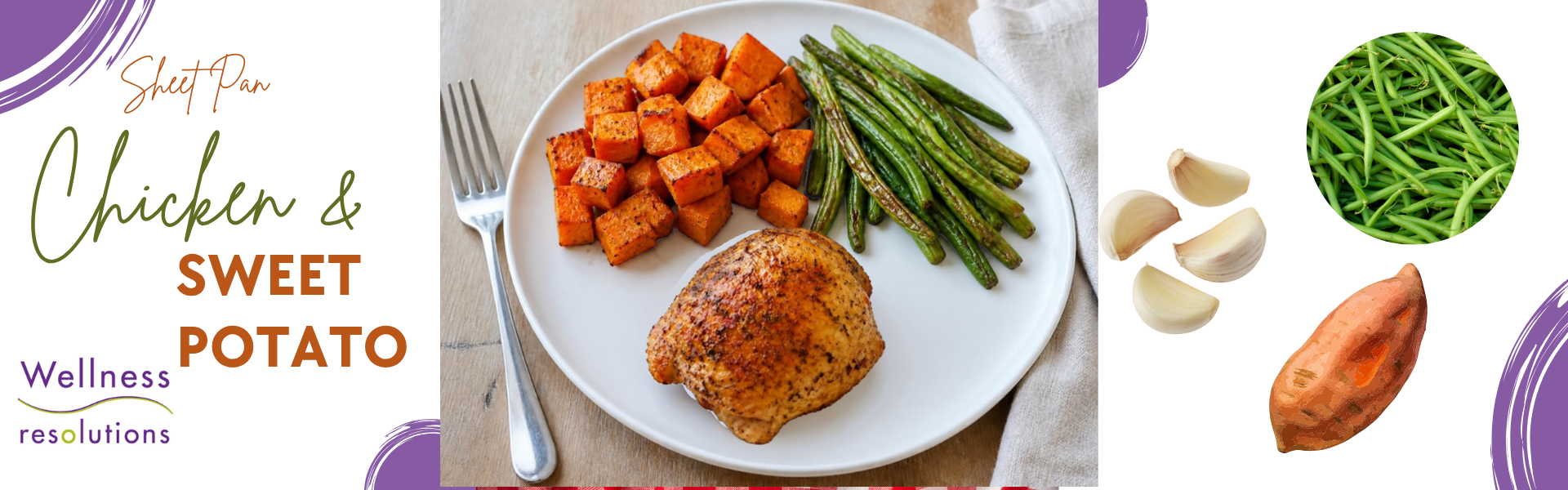sheet pan chicken and sweet potatoes healthy sheet pan dinner
